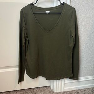 Old Navy olive green long sleeve